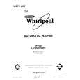 WHIRLPOOL LA5000XPW1 Parts Catalog WHIRLPOOL LA5000XPW1 Parts Catalog