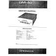 PIONEER GM40 Service Manual PIONEER GM40 Service Manual