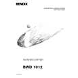 TRICITY BENDIX BWD1012 Owners Manual TRICITY BENDIX BWD1012 Owners Manual