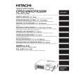 HITACHI CPX328W Owners Manual HITACHI CPX328W Owners Manual