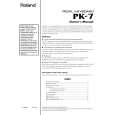ROLAND PK-7 Owners Manual ROLAND PK-7 Owners Manual