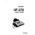 PANASONIC UF270 Owners Manual PANASONIC UF270 Owners Manual