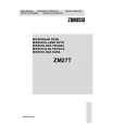 ZANUSSI ZM27T Owners Manual ZANUSSI ZM27T Owners Manual