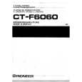 PIONEER CT-F6060 Owners Manual PIONEER CT-F6060 Owners Manual