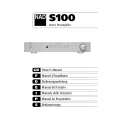 NAD S100 Owners Manual NAD S100 Owners Manual