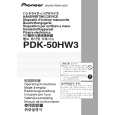 PIONEER PDK-50HW3/UCYVBKE Owners Manual PIONEER PDK-50HW3/UCYVBKE Owners Manual