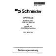 SCHNEIDER CP900AM Owners Manual SCHNEIDER CP900AM Owners Manual
