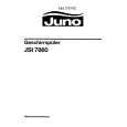 JUNO-ELECTROLUX JSI7860B Owners Manual JUNO-ELECTROLUX JSI7860B Owners Manual