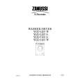 ZANUSSI WJD1257W Owners Manual ZANUSSI WJD1257W Owners Manual