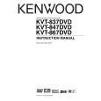KENWOOD KVT-837DVD Owners Manual KENWOOD KVT-837DVD Owners Manual