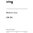 KING OK201W/1 Owners Manual KING OK201W/1 Owners Manual