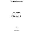 ELECTROLUX EKV5602X Owners Manual ELECTROLUX EKV5602X Owners Manual