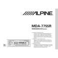 ALPINE MDA7755R Owners Manual ALPINE MDA7755R Owners Manual