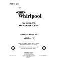 WHIRLPOOL MW8400XL0 Parts Catalog WHIRLPOOL MW8400XL0 Parts Catalog
