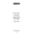 ZANUSSI ZCS6601W Owners Manual ZANUSSI ZCS6601W Owners Manual