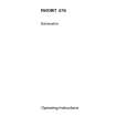AEG Favorit 675 I Owners Manual AEG Favorit 675 I Owners Manual