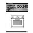 ELECTROLUX CO240 Owners Manual ELECTROLUX CO240 Owners Manual