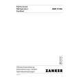 ZANKER ZKK0160 Owners Manual ZANKER ZKK0160 Owners Manual