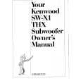 KENWOOD SWX1 Owners Manual KENWOOD SWX1 Owners Manual