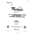 WHIRLPOOL SF3100SPW0 Parts Catalog WHIRLPOOL SF3100SPW0 Parts Catalog
