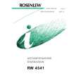ROSENLEW RW4541 Owners Manual ROSENLEW RW4541 Owners Manual