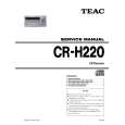 TEAC CR-H220 Service Manual TEAC CR-H220 Service Manual