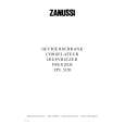 ZANUSSI ZPL5120 Owners Manual ZANUSSI ZPL5120 Owners Manual