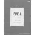 YAMAHA EME-1 Owners Manual YAMAHA EME-1 Owners Manual