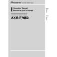 PIONEER AXM-P7650 Service Manual PIONEER AXM-P7650 Service Manual