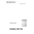 ROSENLEW PASSELI RW760 Manual de Usuario ROSENLEW PASSELI RW760 Manual de Usuario