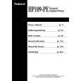 ROLAND HP109-PE Owners Manual ROLAND HP109-PE Owners Manual