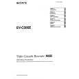 SONY EV-C500E Owners Manual SONY EV-C500E Owners Manual