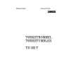 ZANUSSI TD322T Owners Manual ZANUSSI TD322T Owners Manual