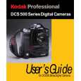 KODAK DCS500 User Guide KODAK DCS500 User Guide