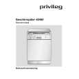 PRIVILEG 40480D,10865 Owners Manual PRIVILEG 40480D,10865 Owners Manual