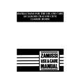 ZANUSSI CH63W Owners Manual ZANUSSI CH63W Owners Manual