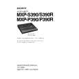 SONY MXP-P390 Owners Manual SONY MXP-P390 Owners Manual