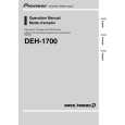 PIONEER DEH-1700 Owners Manual PIONEER DEH-1700 Owners Manual