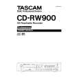 TEAC CD-RW900 Owners Manual TEAC CD-RW900 Owners Manual