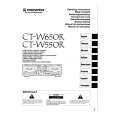 PIONEER CT-W650R Owners Manual PIONEER CT-W650R Owners Manual