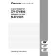 PIONEER XV-DV505 Owners Manual PIONEER XV-DV505 Owners Manual