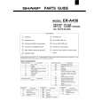 SHARP ER-A450 Parts Catalog SHARP ER-A450 Parts Catalog