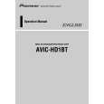 PIONEER AVIC-HD1BT/EW Owners Manual PIONEER AVIC-HD1BT/EW Owners Manual