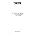 ZANUSSI ZU7155-1 Owners Manual ZANUSSI ZU7155-1 Owners Manual