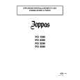 ZOPPAS PO30M Owners Manual ZOPPAS PO30M Owners Manual