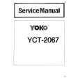 YOKO YCT2067 Service Manual YOKO YCT2067 Service Manual