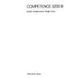AEG Competence 3200 B D Owners Manual AEG Competence 3200 B D Owners Manual