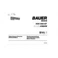 BAUER VCC550AF Owners Manual BAUER VCC550AF Owners Manual