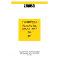 ZANUSSI Z40NP-B Owners Manual ZANUSSI Z40NP-B Owners Manual