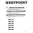 WESTPOINT WBL170 Owners Manual WESTPOINT WBL170 Owners Manual